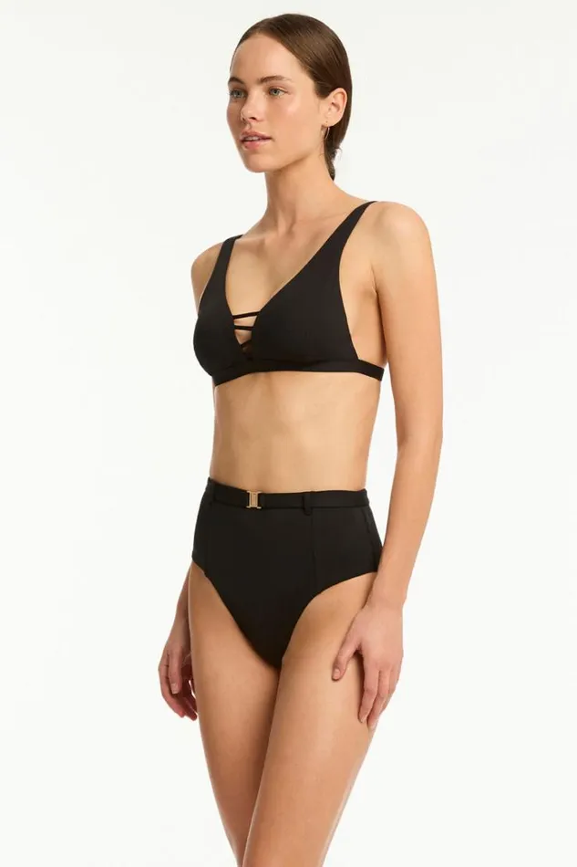 Sea Level Tops Lattice Plunge Bra Top Lattice 8211 Women