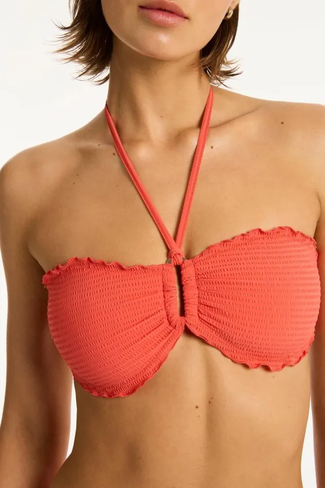 Sea Level Tops Messina Ring Bandeau Messina Flame 8211 Women