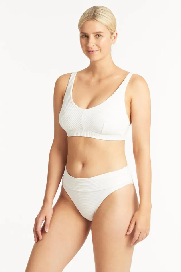 Sea Level Tops Spinnaker EF Cup Bralette Spinnaker White 8211 Women