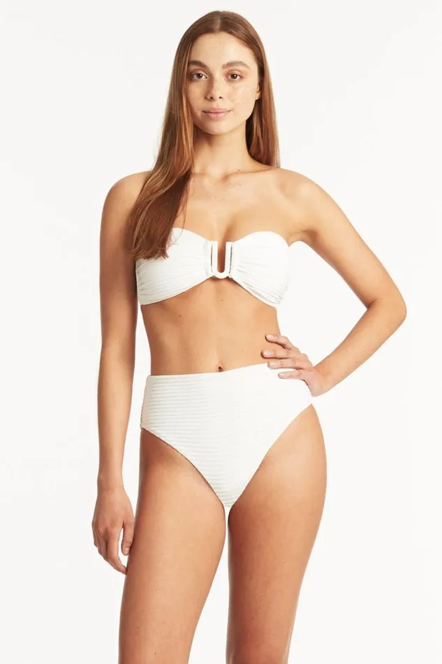 Sea Level Tops Spinnaker U Bar Bandeau Spinnaker White 8211 Women