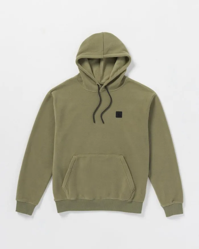 Second Trip Pullover Hoodie 8211 Thyme Green Mens Volcom Mountain Biking