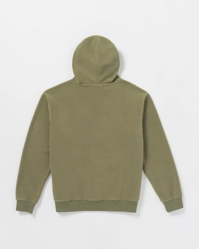 Second Trip Pullover Hoodie 8211 Thyme Green Mens Volcom Mountain Biking
