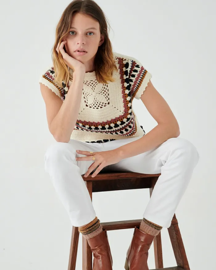 Sessn Womens Jumpers Agnel Blush Sand