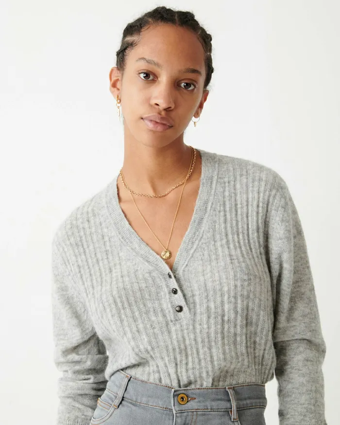 Sessn Womens Jumpers Anya Cloud Grey