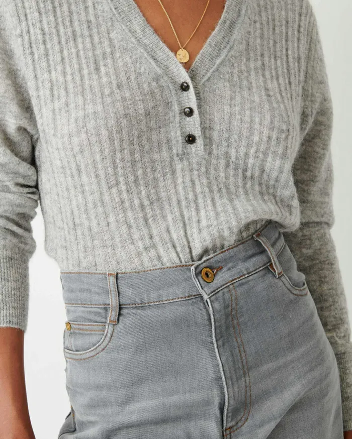 Sessn Womens Jumpers Anya Cloud Grey