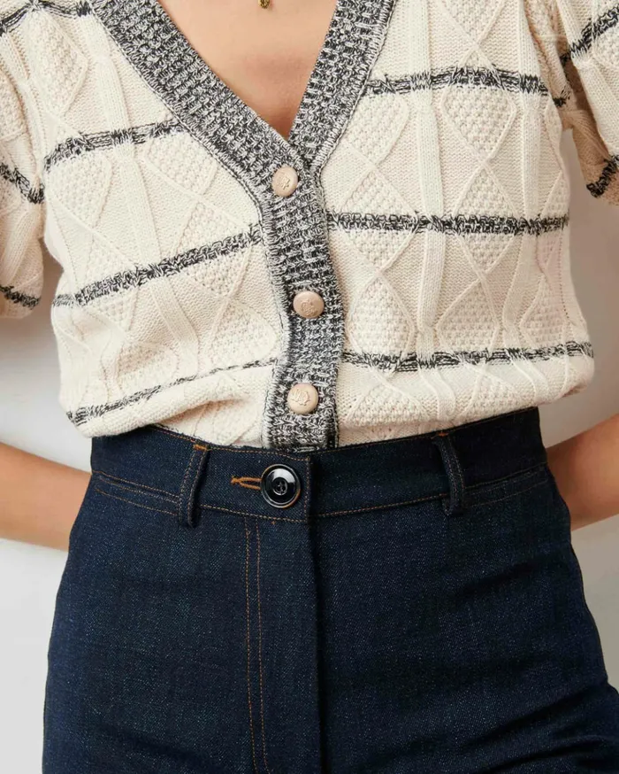 Sessn Womens Jumpers Elva Whiblack