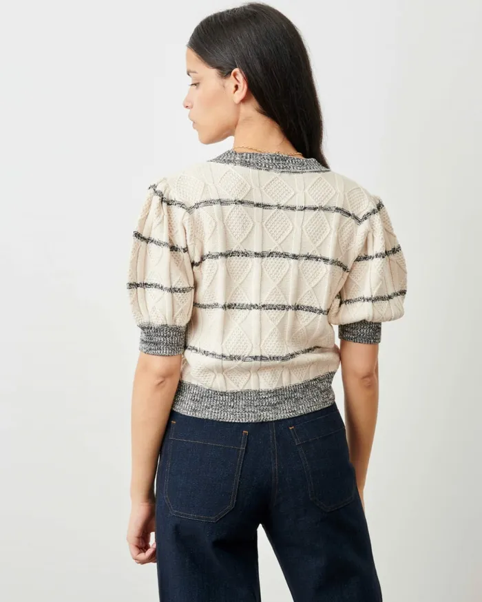 Sessn Womens Jumpers Elva Whiblack