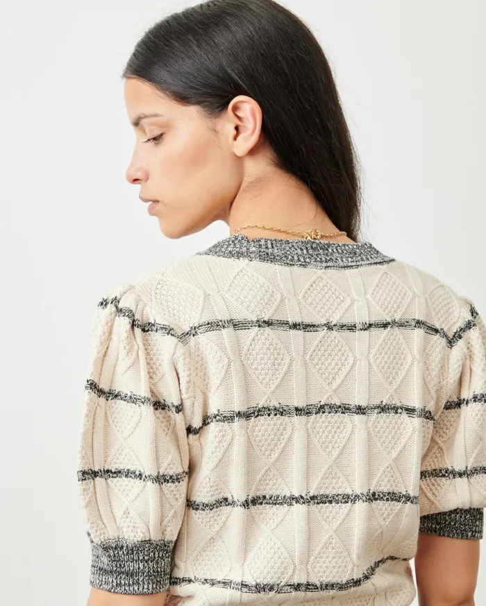 Sessn Womens Jumpers Elva Whiblack