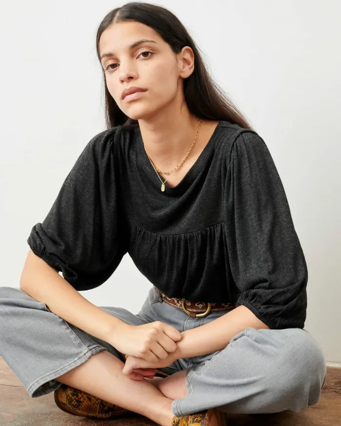 Sessn Womens TShirts And Tops Ive Black River For Sale
