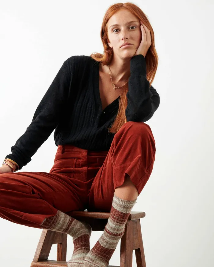 Sessn Womens Trousers Hudson street Massala