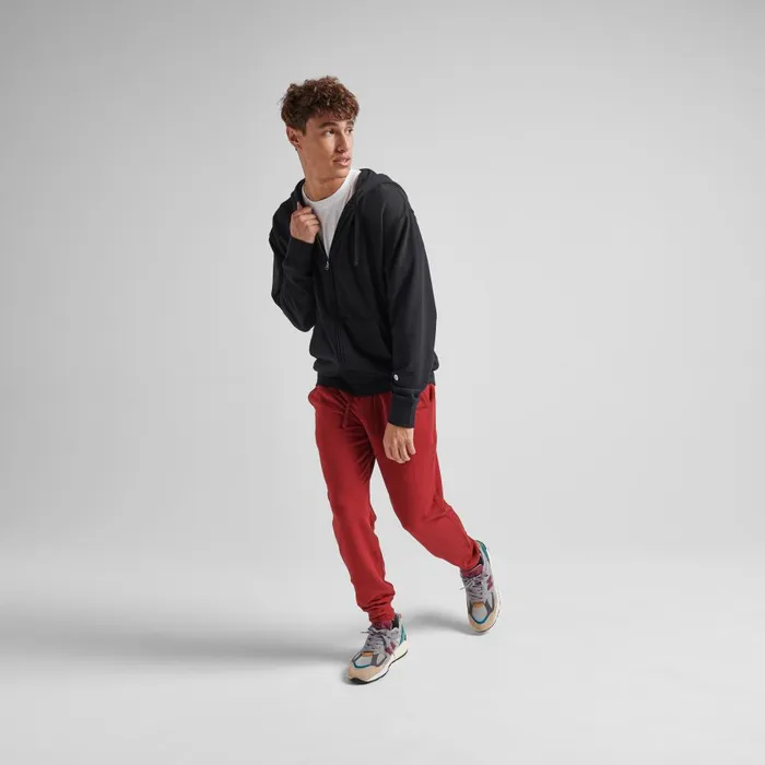 Shelter Zip Hoodie With Butter Blend Black Men Stance Sweatshirts and Hoodies