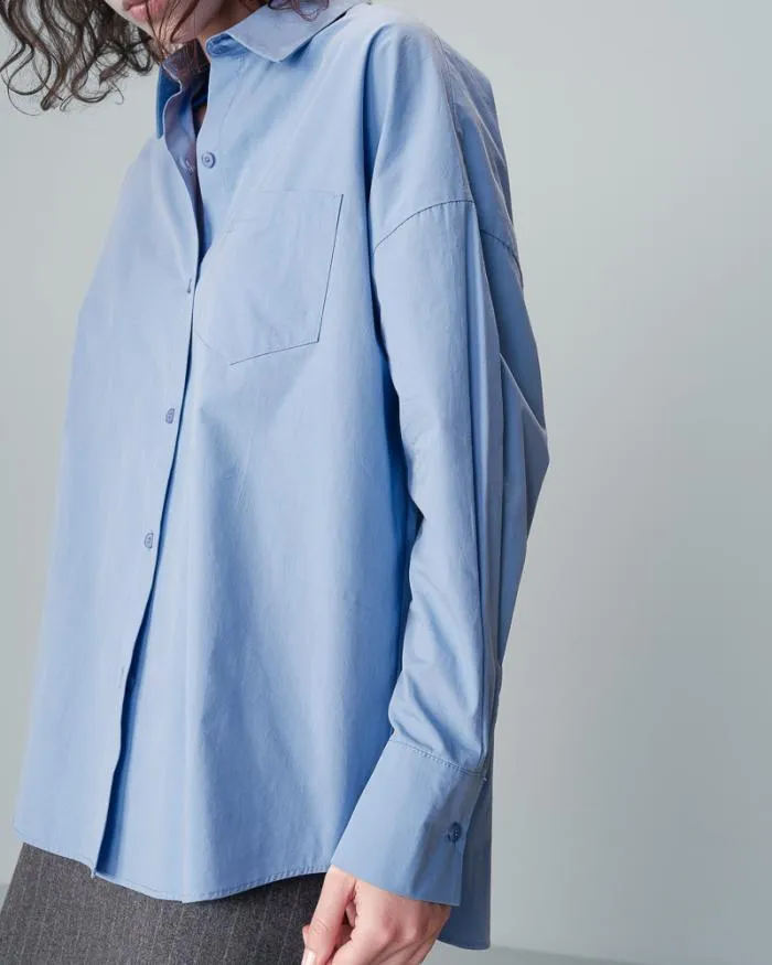 SHIRT BLEU NESRINE Shop Grace and Mila Longsleeves Shirts