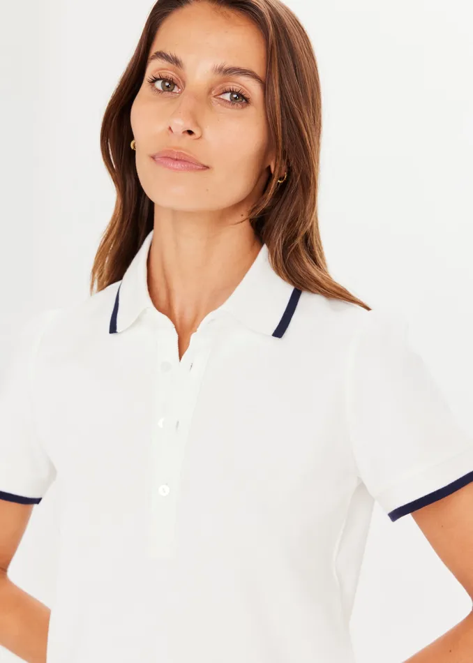 Shirts and Tanks Women THE UPSIDE BOUNCE BIRDIE CROP POLO Shirts and Tanks Women THE UPSIDE BOUNCE BIRDIE CROP POLO
