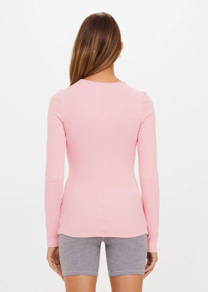 Shirts and Tanks Women THE UPSIDE RIB CHRISSY LONG SLEEVE TOP Shirts and Tanks Women THE UPSIDE RIB CHRISSY LONG SLEEVE TOP