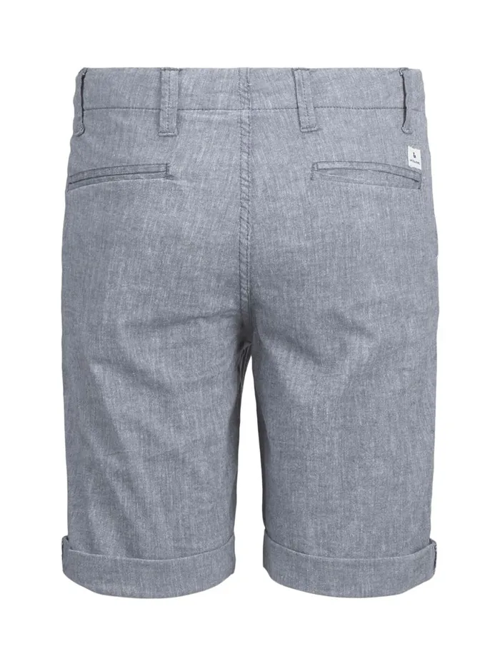 Shirts JACK and JONES Junior BOYS DAVE LINEN SHORTS Blue Blue Indigo Gift 4 You