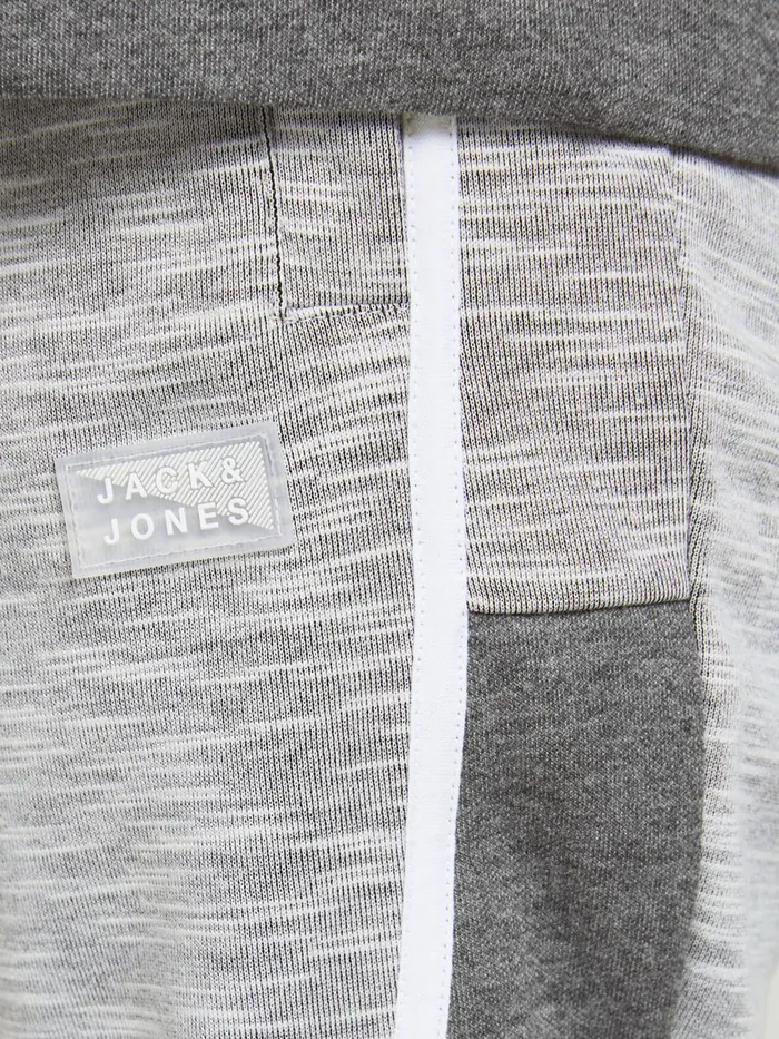 Shirts JACK and JONES Junior BOYS INTERLOCK SWEAT SHORTS Grey White Melange Popular