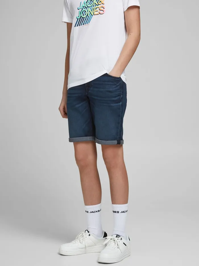 Shirts JACK and JONES Junior BOYS RICK ICON DENIM SHORTS Blue Blue Denim Gift for Friend