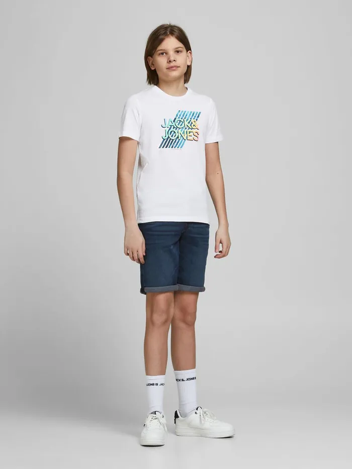 Shirts JACK and JONES Junior BOYS RICK ICON DENIM SHORTS Blue Blue Denim Gift for Friend