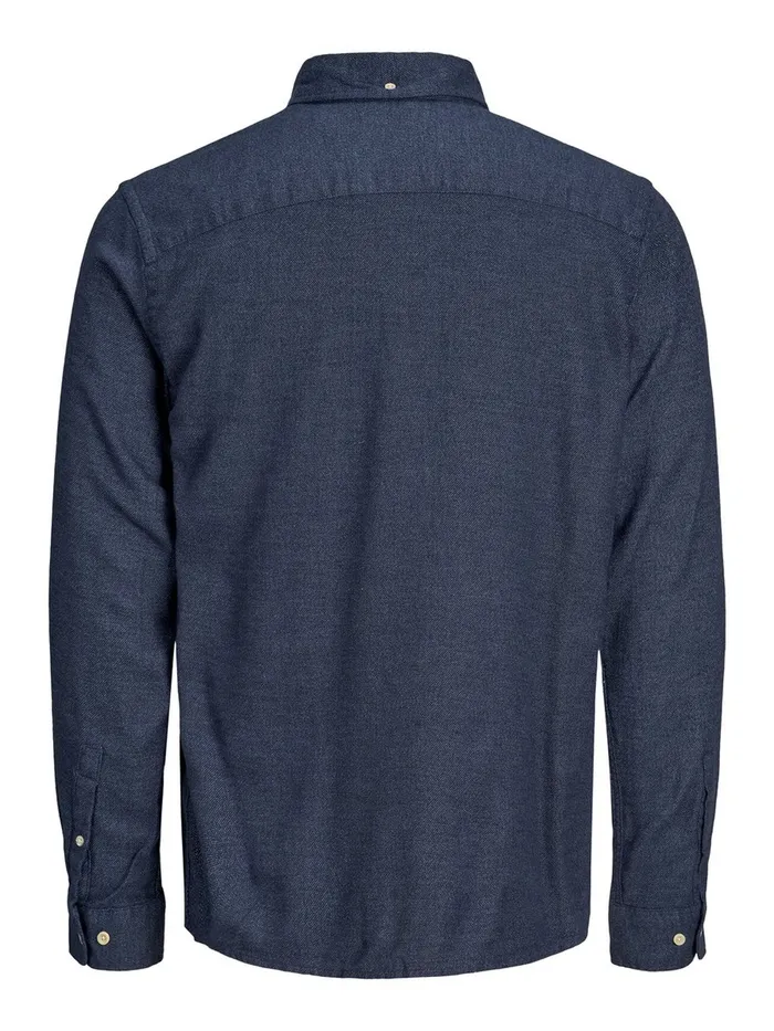 Shirts JACK and JONES Mens BUTTONDOWN SHIRT Blue Navy Blazer Popular