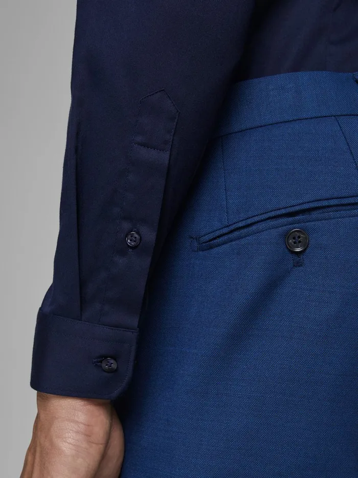 Shirts JACK and JONES Mens SUPER SLIM SHIRT Blue Navy Blazer For Sale