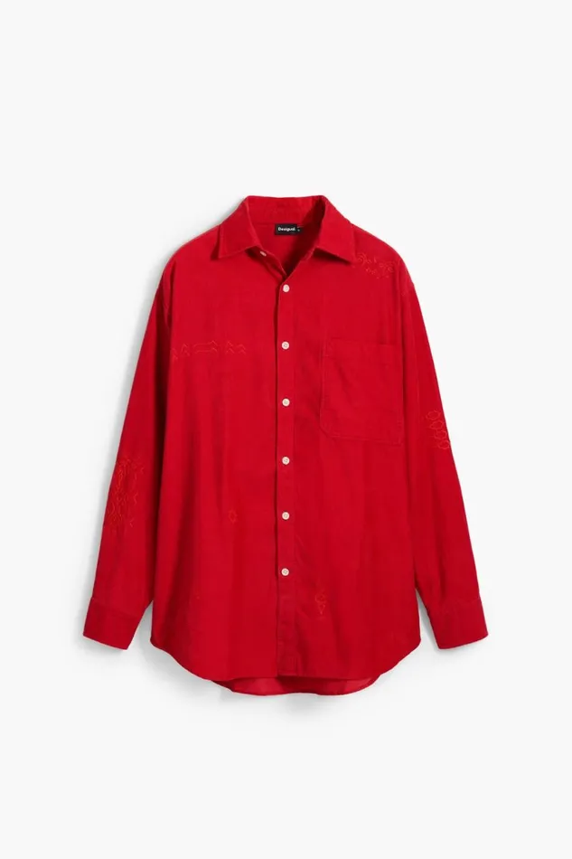 Shirts Men Desigual Shirt Red