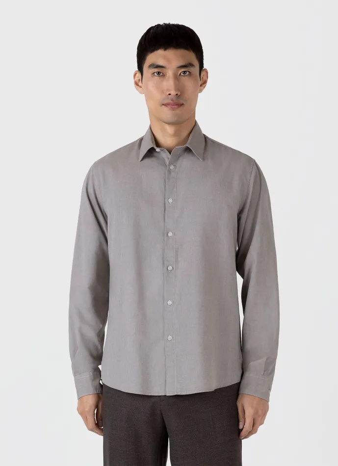 Shirts Men Oxford Shirt Light Khaki ussunspel