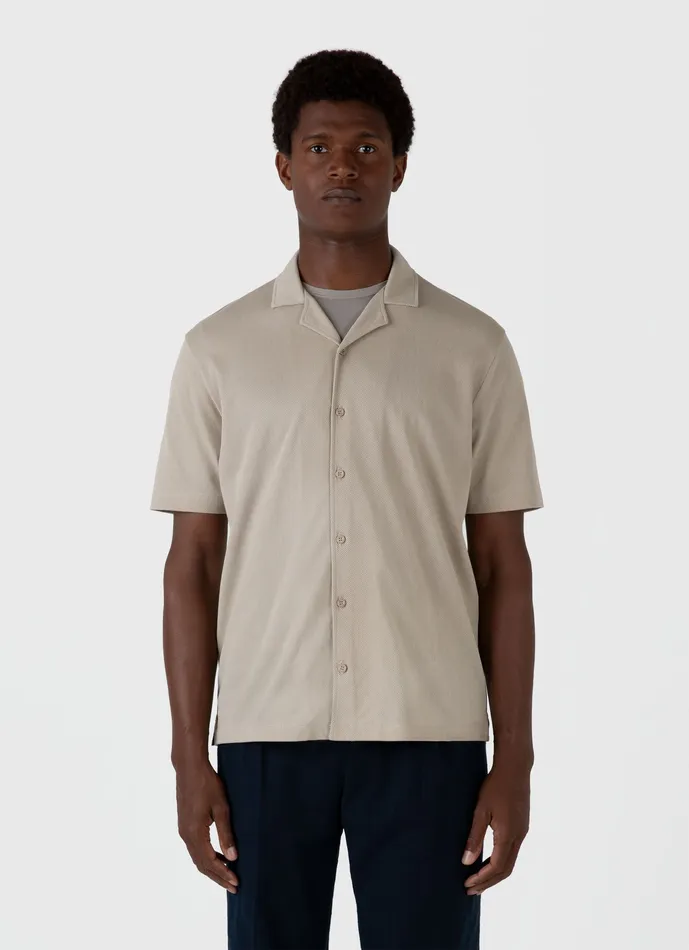 Shirts Riviera Camp Collar Shirt Ash Grey 8211 ussunspel Men Shirts Riviera Camp Collar Shirt Ash Grey 8211 ussunspel Men