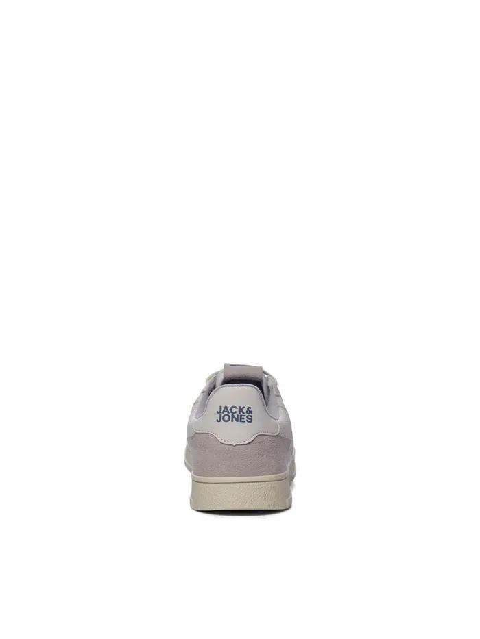 Shoes JACK and JONES Junior BOYS FAUX LEATHER MESH SNEAKERS White Winter White Gift for Friend