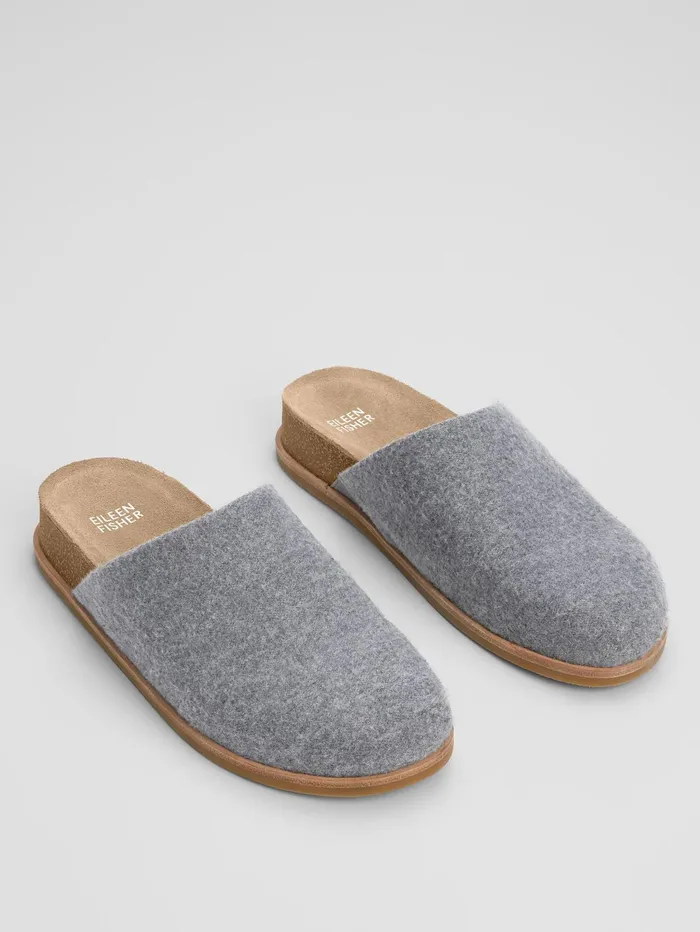 Shoes Women Eileen Fisher Bios Flannel Mule Moon