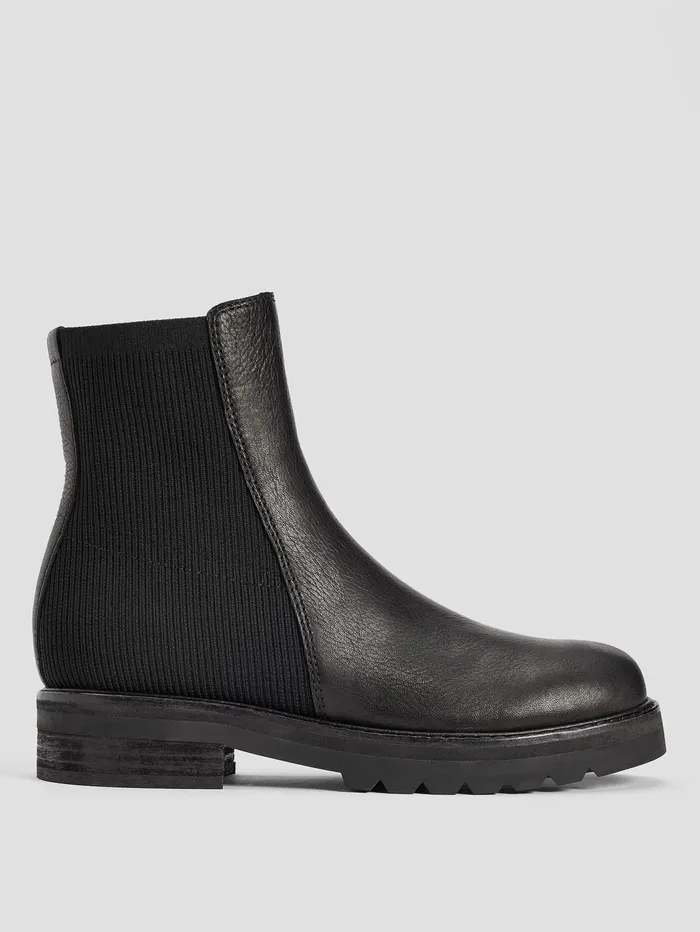 Shoes Women Eileen Fisher Haven Leather Bootie Black