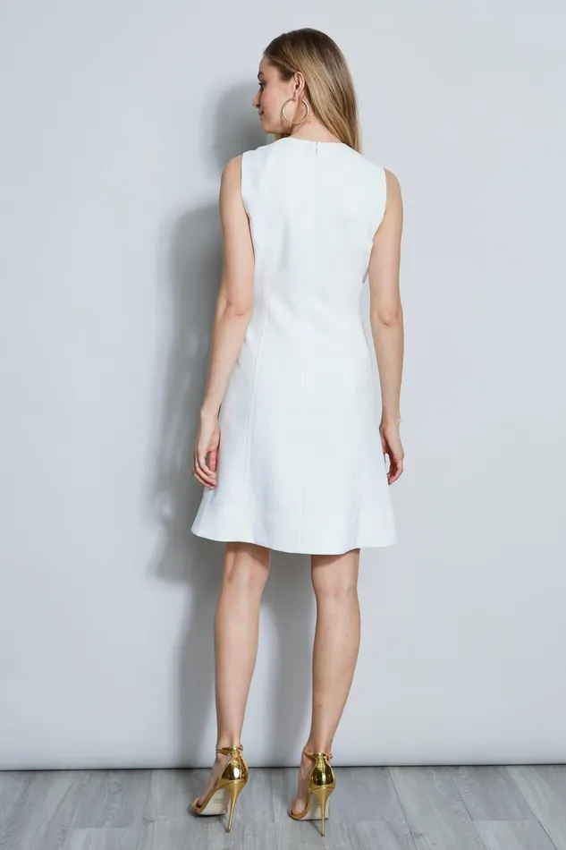 Short Dresses Women Elie Tahari Basketweave Bar Dress MILKWEED