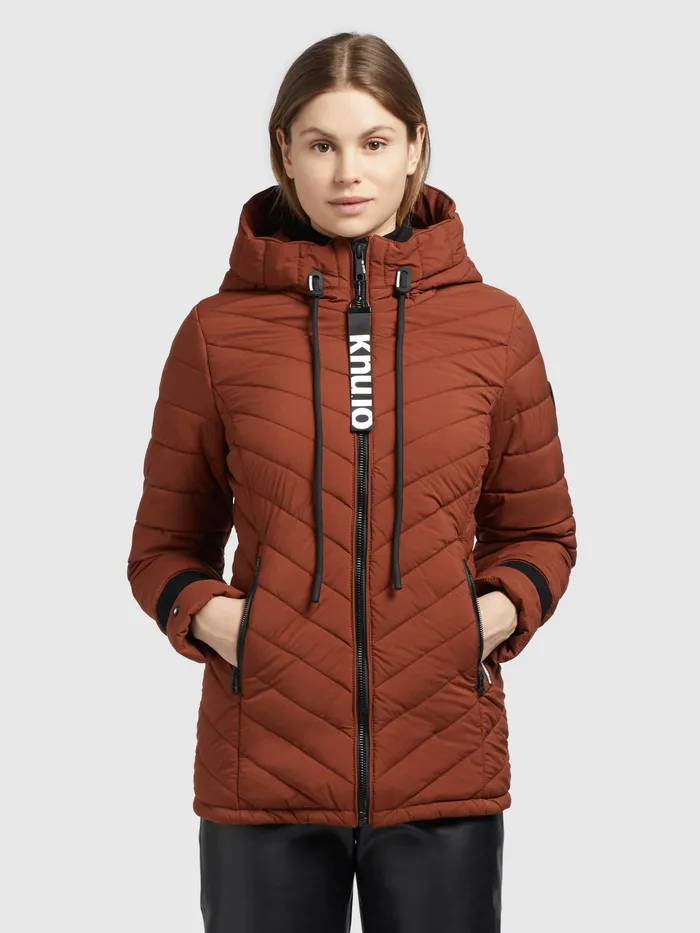 Short Jackets Women Jacke PATT2 LIGHT Rotbraun KHUJO