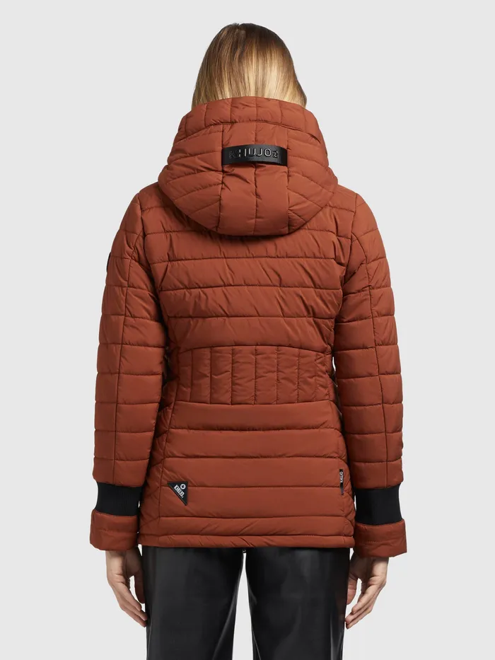 Short Jackets Women Jacke PATT2 LIGHT Rotbraun KHUJO