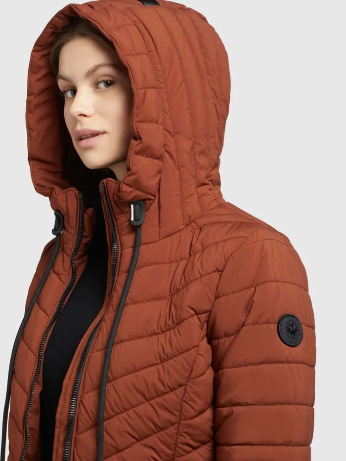 Short Jackets Women Jacke PATT2 LIGHT Rotbraun KHUJO
