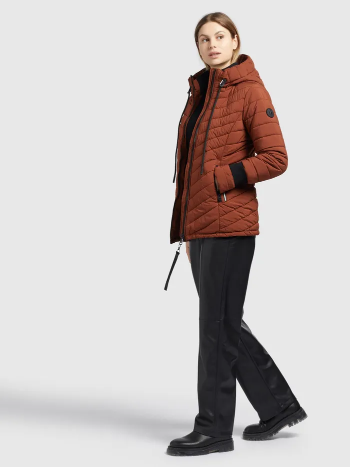 Short Jackets Women Jacke PATT2 LIGHT Rotbraun KHUJO