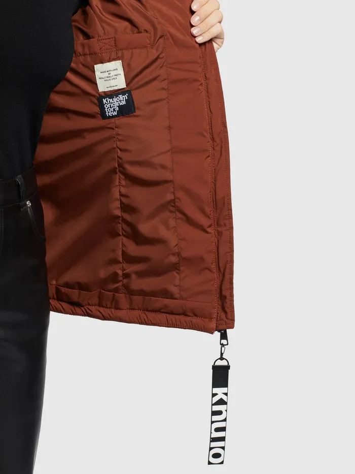 Short Jackets Women Jacke PATT2 LIGHT Rotbraun KHUJO