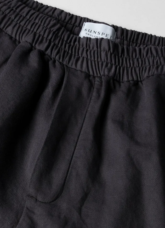 Shorts Cotton Linen Drawstring Shorts Charcoal 8211 ussunspel Men