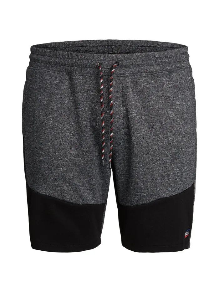 Shorts JACK and JONES Mens DRAWSTRING PLUS SIZE SHORTS Black Pirate Black Gift Ideas