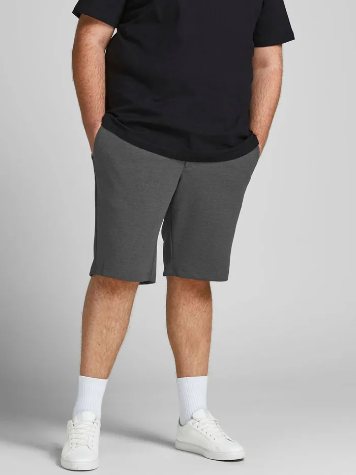 Shorts JACK and JONES Mens PHIL PLUS SIZE CHINO SHORTS Grey Grey Melange Gift Ideas Shorts JACK and JONES Mens PHIL PLUS SIZE CHINO SHORTS Grey Grey Melange Gift Ideas