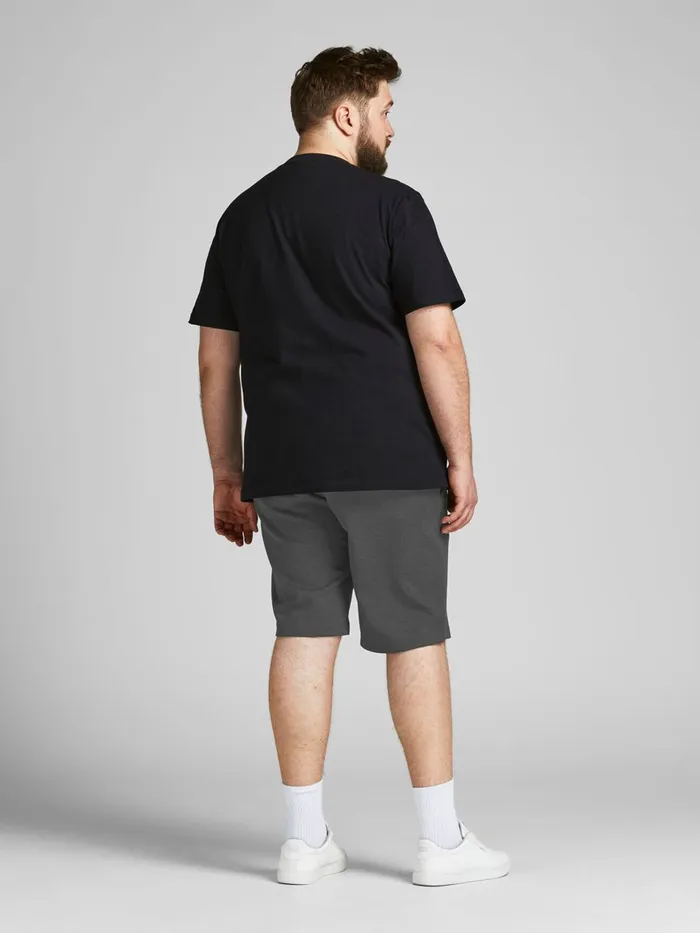 Shorts JACK and JONES Mens PHIL PLUS SIZE CHINO SHORTS Grey Grey Melange Gift Ideas
