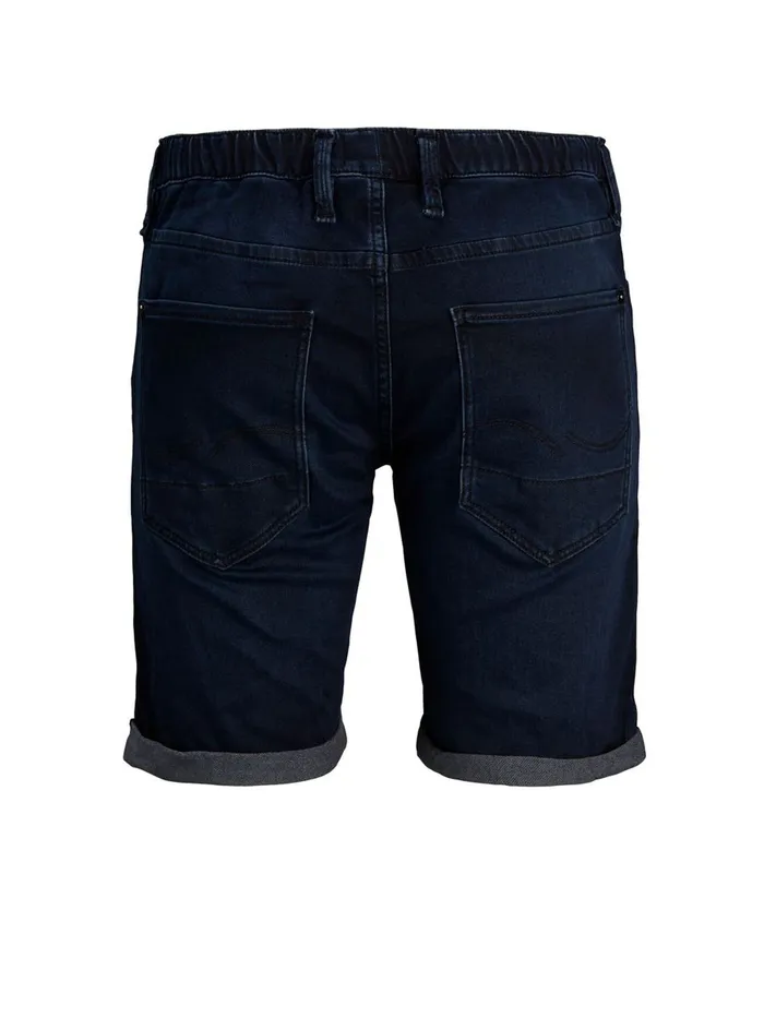 Shorts JACK and JONES Mens RICK DASH INDIGO KNIT DENIM SHORTS Blue Blue Denim Gift for Friend