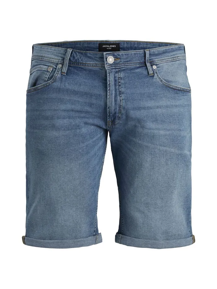 Shorts JACK and JONES Mens RICK ORIGINAL PLUS SIZE DENIM SHORTS Blue Blue Denim Gift for Friend