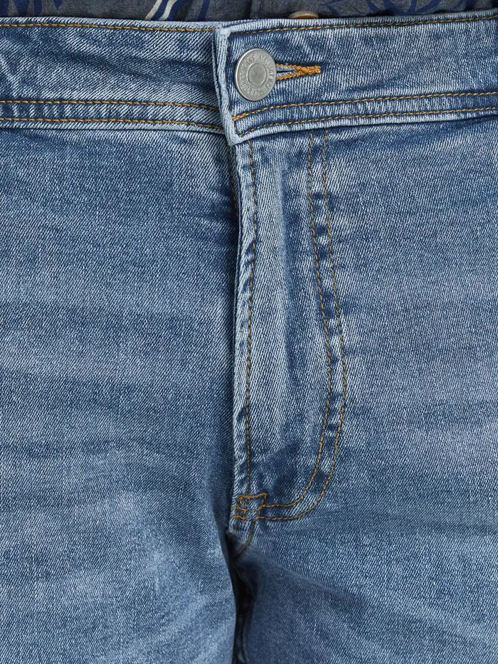 Shorts JACK and JONES Mens RICK ORIGINAL PLUS SIZE DENIM SHORTS Blue Blue Denim Gift for Friend