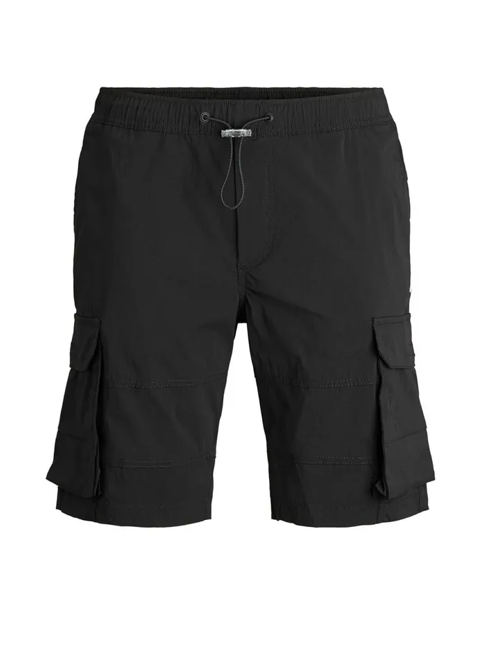 Shorts JACK and JONES Mens ROSS CARGO SHORTS Black Black On Sale