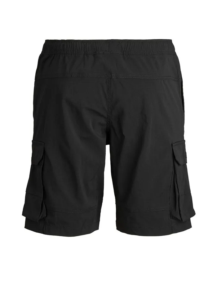 Shorts JACK and JONES Mens ROSS CARGO SHORTS Black Black On Sale