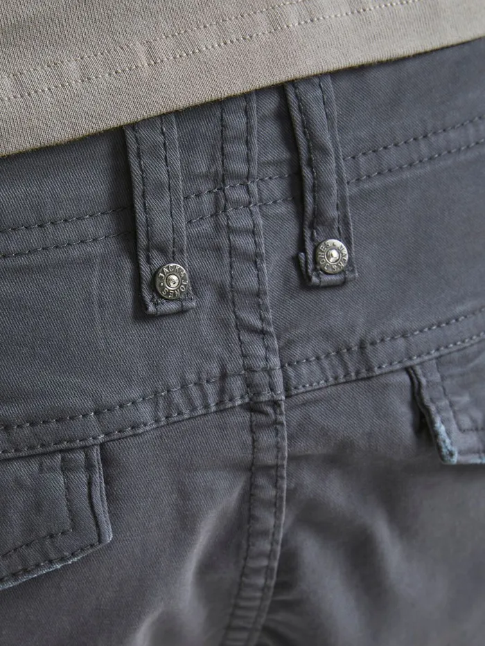 Shorts JACK and JONES Mens ZACK AMA CARGO SHORTS Grey Asphalt For Sale