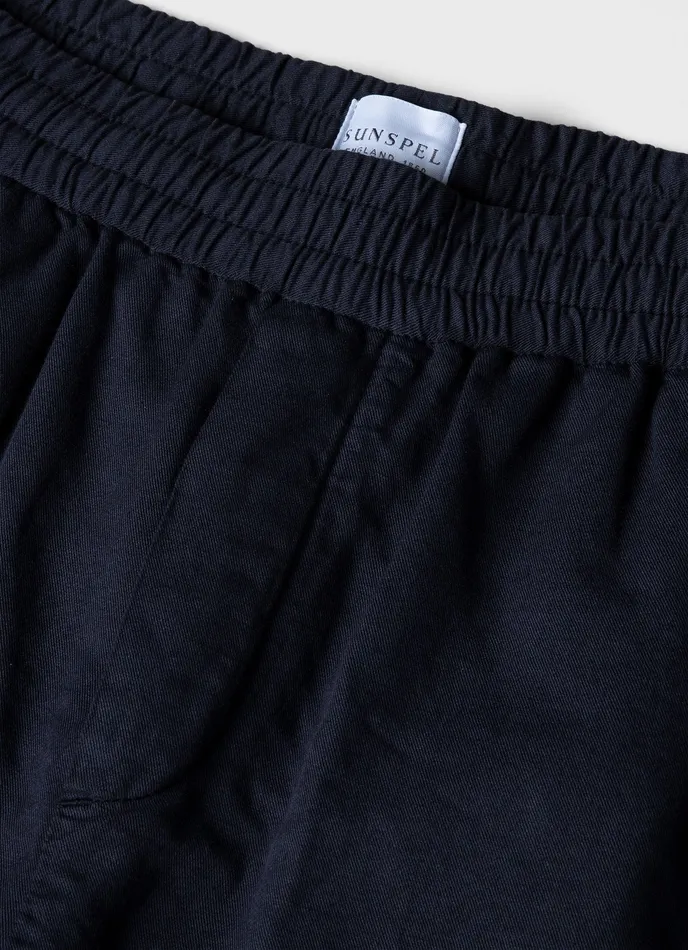 Shorts Men ussunspel Cotton Linen Drawstring Shorts Navy Shorts Men ussunspel Cotton Linen Drawstring Shorts Navy