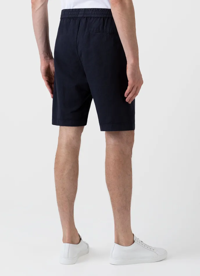 Shorts Men ussunspel Cotton Linen Drawstring Shorts Navy Shorts Men ussunspel Cotton Linen Drawstring Shorts Navy