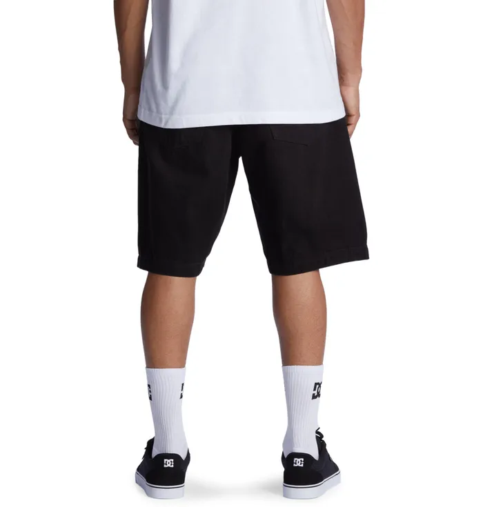 Shorts Men Worker Baggy Denim Shorts black wash DC Shoes