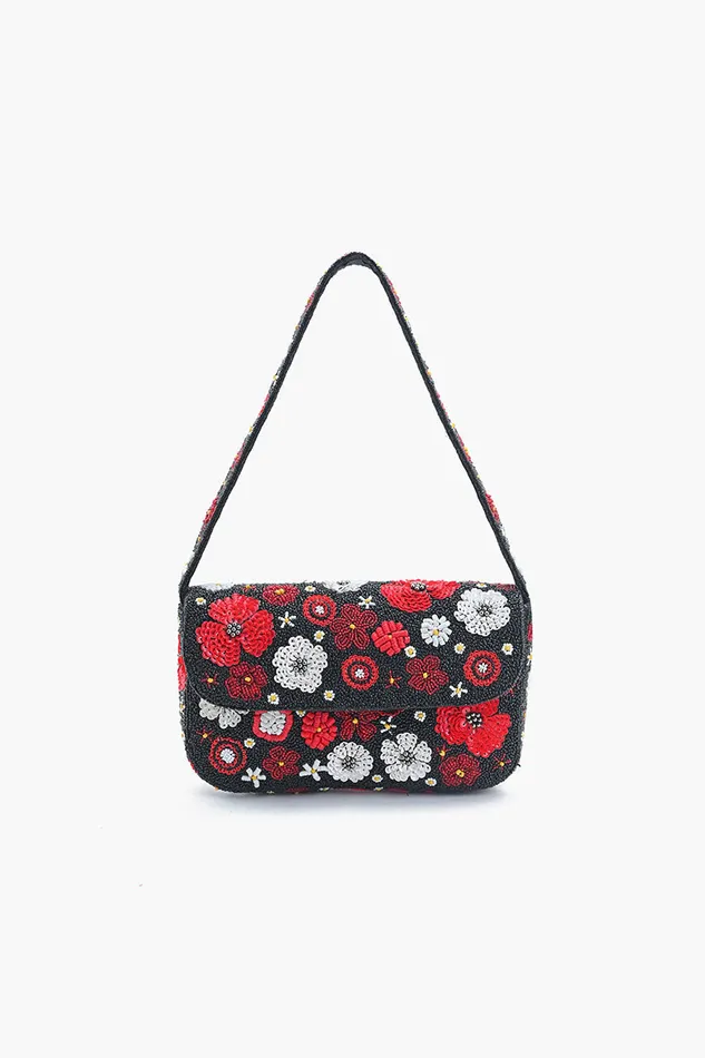 Shoulder Bags Scarlet Romance Embellished Shoulder Bag America and Beyond Women